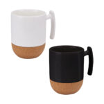 TAZ 038 B - TAZA BIKANER BLANCO (BLANCO / PORCELANA / CORCHO) - Imagen 4