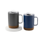 TAZ 041 G - TAZA SAVOR GRIS (GRIS / ACERO INOXIDABLE / CORCHO / PLASTICO) - Imagen 5
