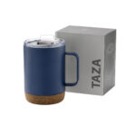 TAZ 041 A - TAZA SAVOR AZUL (AZUL / ACERO INOXIDABLE / CORCHO / PLASTICO) - Imagen 3
