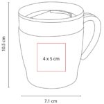 TAZ 046 S - TAZA NEUE (PLATA / ACERO INOXIDABLE / PLASTICO) - Imagen 3