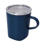 TAZ 049 A - TAZA BOLLE AZUL (AZUL / ACERO INOXIDABLE / PLASTICO)