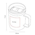 TAZ 050 N - TAZA BELIZA NEGRO (NEGRO / ACERO INOXIDABLE / PLASTICO) - Imagen 4