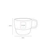 TAZ 052 BE - TAZA ECO EVERTON BEIGE (BEIGE / PLASTICO / FIBRA DE TRIGO) - Imagen 3