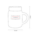 TAZ 054 N - TAZA ILMA NEGRO (NEGRO / CERAMICA / PLASTICO / METAL) - Imagen 3