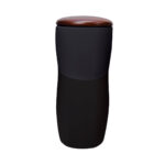 TAZ 056 N - TERMO DE CERÁMICA BOOTLE NEGRO (NEGRO / CERAMICA / MADERA) - Imagen 3