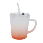 TAZ 059 O - TAZA PARA SUBLIMAR BANAO NARANJA (NARANJA / VIDRIO / PLASTICO / SILICON) - Imagen 2