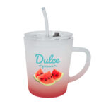 TAZ 059 R - TAZA PARA SUBLIMAR BANAO ROJO (ROJO / VIDRIO / PLASTICO / SILICON) - Imagen 3