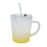 TAZ 059 Y - TAZA PARA SUBLIMAR BANAO AMARILLO (AMARILLO / VIDRIO / PLASTICO / SILICON) - Imagen 2