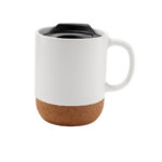 TAZ 061 B - TAZA SIDAMA BLANCO (BLANCO / CERAMICA / CORCHO)