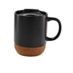 TAZ 061 N - TAZA SIDAMA NEGRO (NEGRO / CERAMICA / CORCHO)