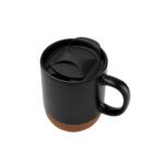 TAZ 061 N - TAZA SIDAMA NEGRO (NEGRO / CERAMICA / CORCHO) - Imagen 2