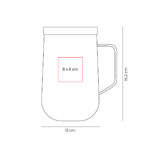 TAZ 062 A - TAZA TASSE AZUL (AZUL / ACERO INOXIDABLE / PLASTICO) - Imagen 5