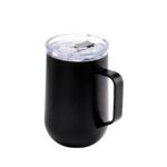 TAZ 062 N - TAZA TASSE NEGRO (NEGRO / ACERO INOXIDABLE / PLASTICO)