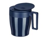 TAZ 063 A - TAZA GLISSER AZUL (AZUL / ACERO INOXIDABLE / PLASTICO)