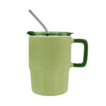TAZ 067 V - TAZA CORALINE VERDE (VERDE / CERAMICA / PLASTICO / ACERO INOXIDABLE) - Imagen 3