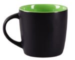 TAZA BICOLOR MATE 11 OZ LUCIANA TL099 VERDE CLARO (Cerámica)