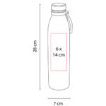 TMPS 108 G - TERMO BREMEN GRIS (GRIS / ACERO INOXIDABLE / PLASTICO / SILICON) - Imagen 5