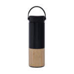 TMPS 109 N - TERMO BAMBUS (NEGRO / ACERO INOXIDABLE / BAMBU / PLASTICO / SILICON) - Imagen 2