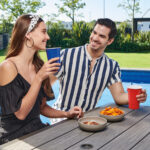 TMPS 119 A - VASO FIESTA AZUL (AZUL / PLASTICO) - Imagen 2