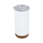 TMPS 154 B - TERMO LAURENT BLANCO (BLANCO / ACERO INOXIDABLE / PLASTICO / CORCHO)