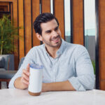 TMPS 154 B - TERMO LAURENT BLANCO (BLANCO / ACERO INOXIDABLE / PLASTICO / CORCHO) - Imagen 2