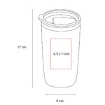TMPS 156 O - TERMO PEAK NARANJA PASTEL (NARANJA / ACERO INOXIDABLE / PLASTICO) - Imagen 4