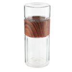 TMPS 167 C - TERMO DE VIDRIO NANKIN (CAFE / VIDRIO BOROSILICATO / PLASTICO / ACERO INOXIDABLE) - Imagen 2