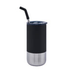 TMPS 172 N - TERMO SNORKEL NEGRO (NEGRO / ACERO INOXIDABLE / PLASTICO / SILICON)