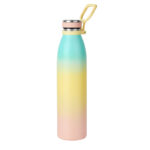 TMPS 181 Y - TERMO MANDALA AMARILLO (AMARILLO / ACERO INOXIDABLE / PLASTICO / SILICON)