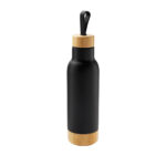 TMPS 182 N - TERMO BAI NEGRO (NEGRO / ACERO INOXIDABLE / PLASTICO / BAMBU / SILICON)
