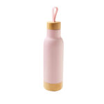 TMPS 182 P - TERMO BAI ROSA (ROSA / ACERO INOXIDABLE / PLASTICO / BAMBU / SILICON)