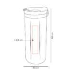 TMPS 184 A - TERMO HACHI AZUL (AZUL / ACERO INOXIDABLE / SILICON) - Imagen 5