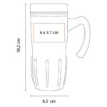 TMPS 19. - TERMO TURBO COFFEE (PLATA / ACERO INOXIDABLE / PLASTICO) - Imagen 3