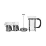 TMPS 190 G - SET CAFETERO AJACCIO (GRIS / VIDRIO BOROSILICATO/ ACERO INOXIDABLE / PLASTICO) - Imagen 5