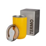 TMPS 196 Y - TERMO LATE AMARILLO (AMARILLO / PLASTICO / ACERO INOXIDABLE) - Imagen 3