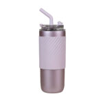 TMPS 204 PP - TERMO ZULÚ ROSA PASTEL (ROSA PASTEL / ACERO INOXIDABLE / PLASTICO / SILICON) - Imagen 2
