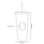 TMPS 213 AP - VASO ELMAS AZUL PASTEL (AZUL PASTEL / PLASTICO) - Imagen 3