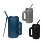 TMPS 222 G - TERMO TURNI GRIS (GRIS / ACERO INOXIDABLE / PLASTICO / SILICON) - Imagen 5