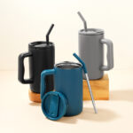 TMPS 222 G - TERMO TURNI GRIS (GRIS / ACERO INOXIDABLE / PLASTICO / SILICON) - Imagen 6