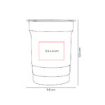 TMPS 226 A - VASO PONG AZUL (AZUL / ALUMINIO) - Imagen 3