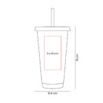 TMPS 237 Y - VASO BLUR AMARILLO (AMARILLO / PLASTICO) - Imagen 4