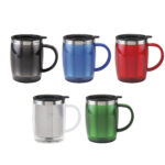 TMPS 26 V - TAZA TÉRMICA BURGOS VERDE (VERDE / PLASTICO / ACERO INOXIDABLE) - Imagen 3