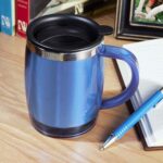 TMPS 26 A - TAZA TÉRMICA BURGOS AZUL (AZUL / PLASTICO / ACERO INOXIDABLE) - Imagen 2