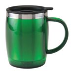 TMPS 26 V - TAZA TÉRMICA BURGOS VERDE (VERDE / PLASTICO / ACERO INOXIDABLE)