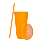 TMPS 744 O - VASO JAS NARANJA (NARANJA / PLASTICO) - Imagen 2