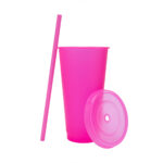 TMPS 744 PN - VASO JAS ROSA NEÓN (ROSA NEON / PLASTICO) - Imagen 2