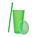 TMPS 744 VN - VASO JAS VERDE NEÓN (VERDE NEON / PLASTICO) - Imagen 2