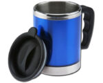 TARRO TERMICO DE 420ML. LUXOR TT5014 AZUL (Plástico / Acero Inoxidable)