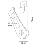 USB 093 R - USB GAMKA 16 GB ROJO (ROJO / PLASTICO) - Imagen 2