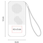 Z 1080 B - BOCINA FRIBURGO BLANCO (BLANCO / PLASTICO) - Imagen 3